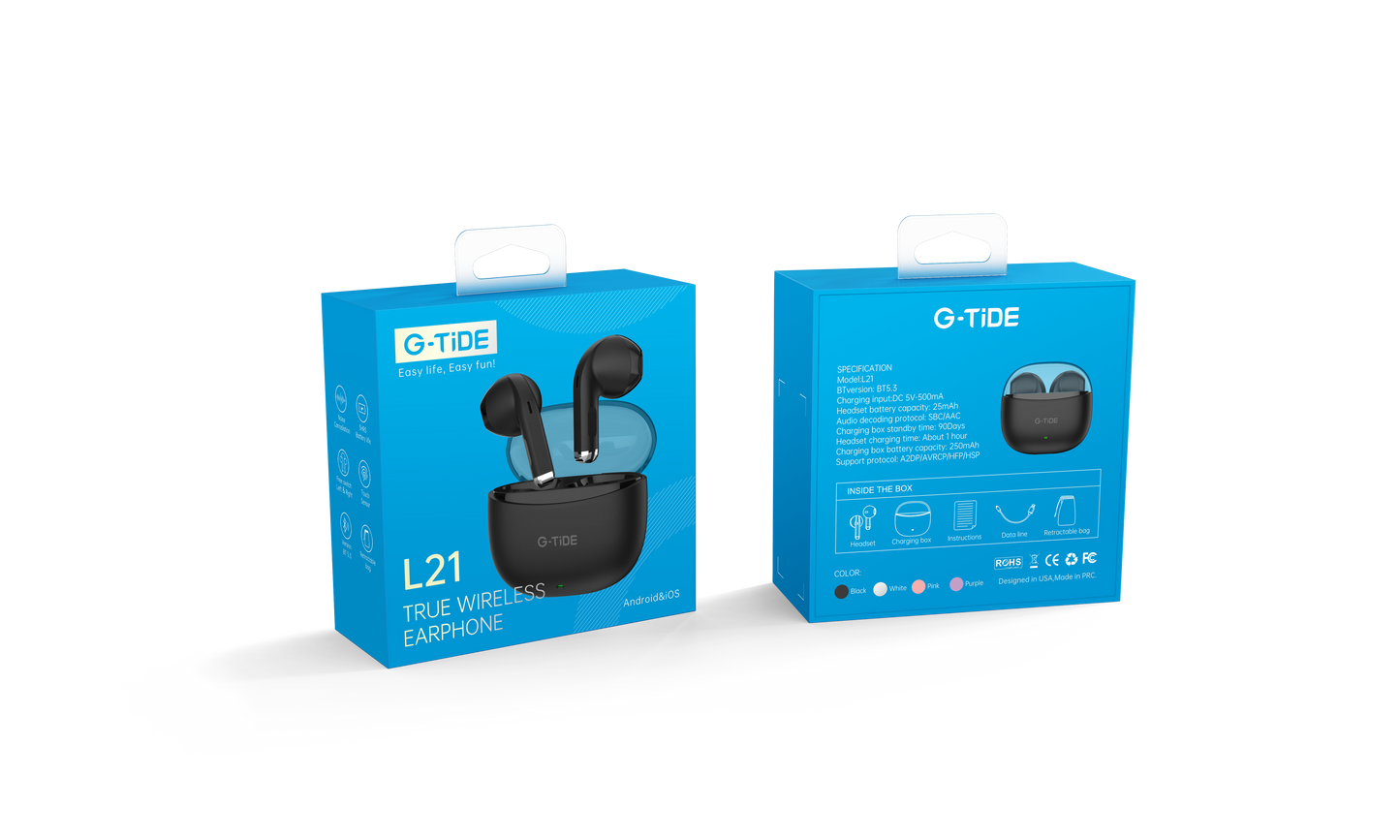 Auriculares Inalámbricos G-TIDE L21