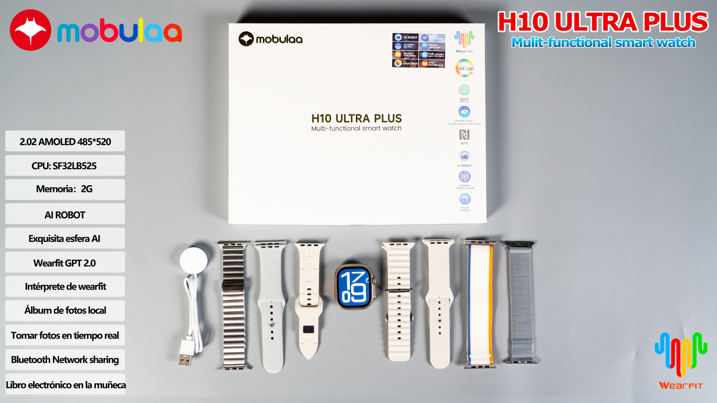 Reloj Inteligente Smartwatch Wearables H10 ULTRA PLUS