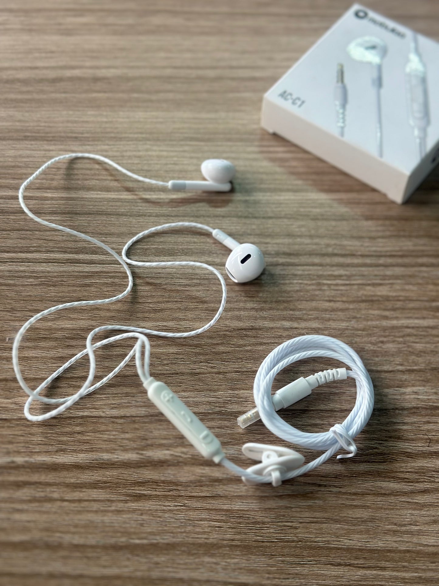 🎧 AC-C1 Audifonos De Cable 3.5mm Blancos + 🚛 Envío GRATIS